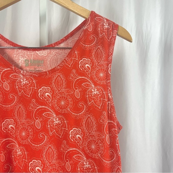 Alpine Design XL Boho Print Filigree Modest Boxy Tank Top Summer Vacation - Picture 6 of 6